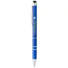 Długopis ze stylusem Charleston - kolor niebieski