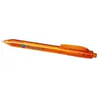 Długopis z recyklingu Vancouver kolor pomaranczowy przezroczysty