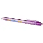Długopis z recyklingu Vancouver kolor przeźroczysty fioletowy