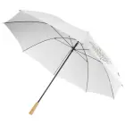 Wiatroodporny parasol golfowy 76 cm z PET z recyklingu Romee - kolor biały