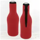 Uchwyt na butelkę z neoprenu z recyklingu Fris - kolor czerwony