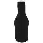Uchwyt na butelkę z neoprenu z recyklingu Fris - kolor czarny