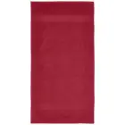 Charlotte bawełniany ręcznik kąpielowy o gramaturze 450 g/m² i wymiarach 50 x 100 cm - czerwony