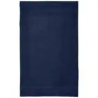 Evelyn bawełniany ręcznik kąpielowy o gramaturze 450 g/m² i wymiarach 100 x 180 cm - niebieski