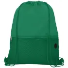 Siateczkowy plecak Oriole ściągany sznurkiem - kolor zielony