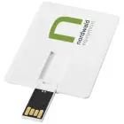 Karta z pamięcią USB slim 2GB - kolor biały