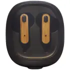 Nitida bambusowe słuchawki douszne TWS - kolor czarny