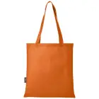 Zeus tradycyjna torba na zakupy o pojemności 6 l wykonana z włókniny z recyklingu z certyfikatem GRS kolor pomarańczowy