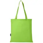 Zeus tradycyjna torba na zakupy o pojemności 6 l wykonana z włókniny z recyklingu z certyfikatem GRS kolor zielony