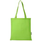 Zeus tradycyjna torba na zakupy o pojemności 6 l wykonana z włókniny z recyklingu z certyfikatem GRS kolor zielony