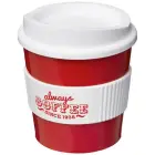 Kubek z serii Americano® Primo o pojemności 250 ml z uchwytem - kolor czerwony
