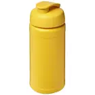 Bidon Baseline® Plus o pojemności 500 ml z wieczkiem zaciskowym - kolor żółty