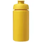 Bidon Baseline® Plus o pojemności 500 ml z wieczkiem zaciskowym i uchwytem - kolor żółty