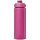 Bidon Baseline® Plus o pojemności 750 ml z wieczkiem zaciskowym i uchwytem - kolor różowy