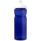 Bidon H2O Eco o pojemności 650 ml z wypukłym wieczkiem kolor niebieski i biały