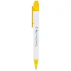 Długopis Calypso - kolor żółty