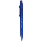 Długopis szroniony Calypso - kolor niebieski