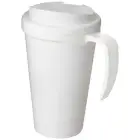 Americano® Grande 350 ml mug with spill-proof lid - kolor biały