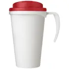 Americano® Grande 350 ml mug with spill-proof lid - kolor biały