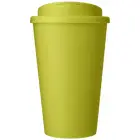 Kubek Americano® Eco z recyklingu o pojemności 350 ml z pokrywą odporną na zalanie - zielony
