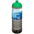 H2O Active® Eco Treble bidon z kopułową pokrywką o pojemności 750 ml - szary