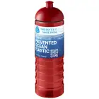 H2O Active® Eco Treble bidon z kopułową pokrywką o pojemności 750 ml - czerwony