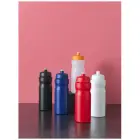 Bidon Baseline® Plus o pojemności 650 ml kolor przezroczysty i czerwony