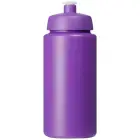 Bidon Baseline® Plus o pojemności 500 ml ze sportowym wieczkiem i uchwytem kolor fioletowy