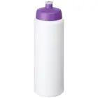 Bidon Baseline® Plus o pojemności 750 ml z wieczkiem sportowym kolor biały i fioletowy