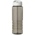 Bidon H2O Treble o pojemności 750 ml z wieczkiem z dzióbkiem kolor ciemnografitowy i biały