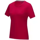 Damska koszulka organiczna Azurite z krótkim rękawem z certyfikatem GOTS kolor czerwony / XS