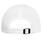 Mica 6 panelowa czapka GRS z recyklingu o młodzieżowym kroju kolor biały /