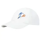 Mica 6 panelowa czapka GRS z recyklingu o młodzieżowym kroju kolor biały /