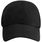 Mica 6 panelowa czapka GRS z recyklingu o młodzieżowym kroju kolor czarny /