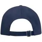 Trona 6 panelowa czapka GRS z recyklingu kolor niebieski /