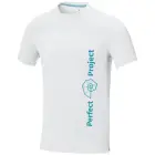 Borax luźna koszulka męska z certyfikatem recyklingu GRS kolor biały / XS