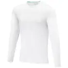 Koszulka z długim rękawem Ponoka - rozmiar  L - kolor biały