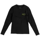 Damska koszulka z długim rękawem Ponoka - rozmiar  XS - kolor czarny
