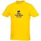 Męski T-shirt z krótkim rękawem Heros kolor żółty / M