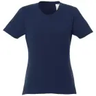 T-shirt damski z krótkim rękawem Heros kolor niebieski / 3XL