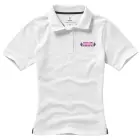 Damska koszulka polo Calgary - rozmiar  S - kolor biały