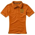 Damska koszulka polo Calgary - rozmiar  XL - kolor pomarańczowy