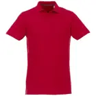 Helios - koszulka męska polo z krótkim rękawem kolor czerwony / S