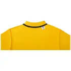 Helios - koszulka damska polo z krótkim rękawem kolor żółty / M