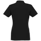 Helios - koszulka damska polo z krótkim rękawem kolor czarny / M