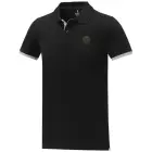 Męska koszulka polo duotone Morgan z krótkim rękawem kolor czarny / L