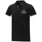 Męska koszulka polo duotone Morgan z krótkim rękawem kolor czarny / XL