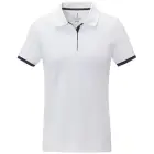 Damska koszulka polo duotone Morgan z krótkim rękawem kolor biały / XXL