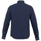 Męska koszula Vaillant z tkaniny Oxford z długim rękawem kolor niebieski / S
