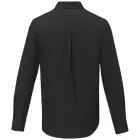 Pollux koszula męska z długim rękawem kolor czarny / S